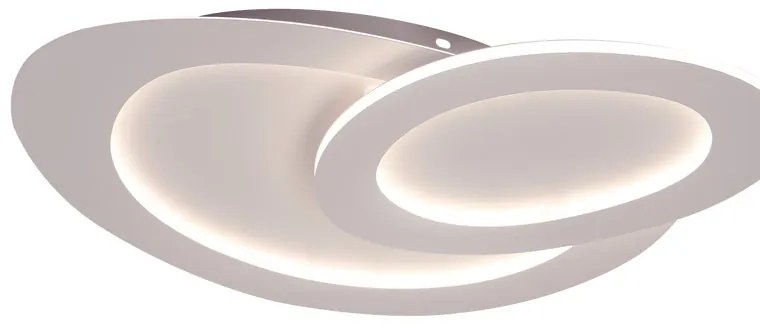 Plafoniera LED moderno Isotta, bianco 49x40 cm dimmerabile NOVECENTO