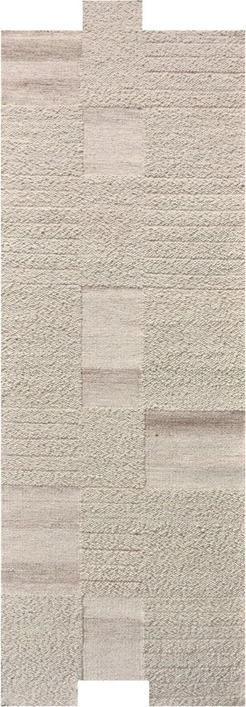 URIEL - tappeto in lana avorio con decoro