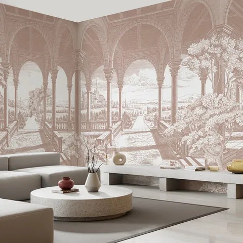 Carta da parati Loggia bucolica