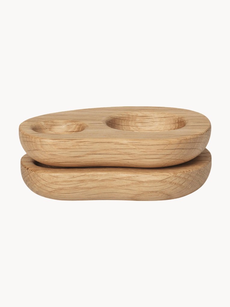 Portauova in legno di quercia Cairn 2 pz