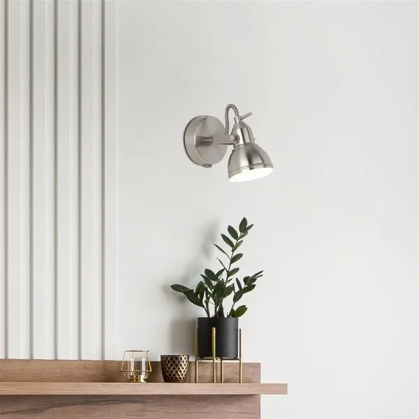 Searchlight 1541SS - Faretto da parete FOCUS 1xGU10/50W/230V cromo