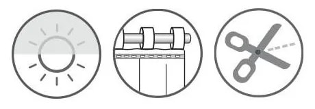 Tenda sottile bianca in voile 135x245 cm Flowers – Sehlbach