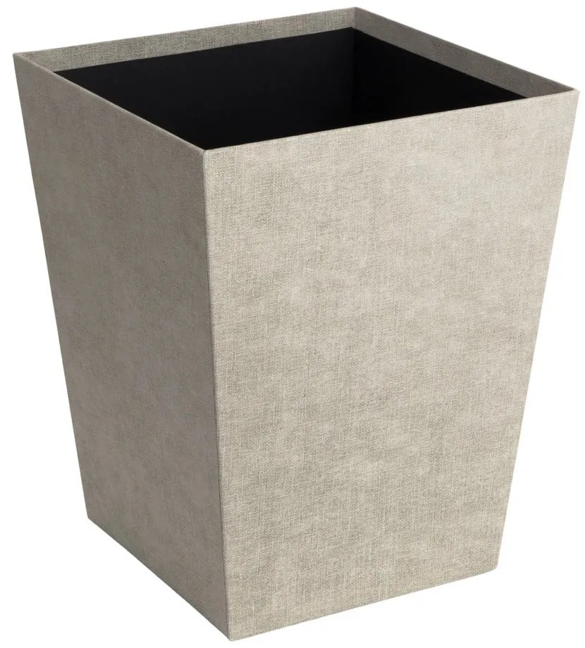 Cestino per la spazzatura beige Sofia Canvas Paper Laminate – Bigso