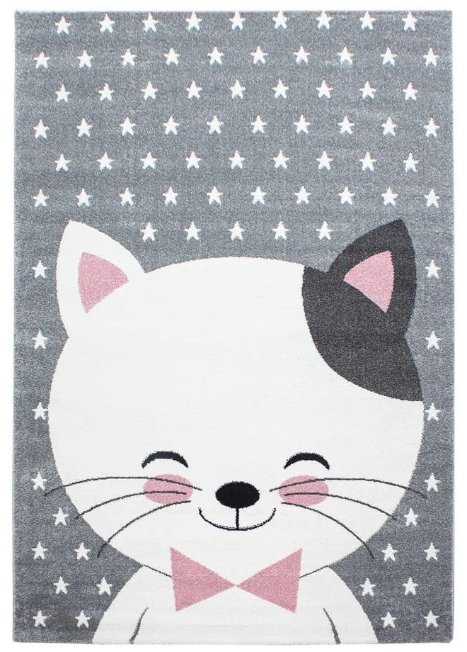 Tappeto per bambini rosa e grigio 160x230 cm Kids - Ayyildiz Carpets