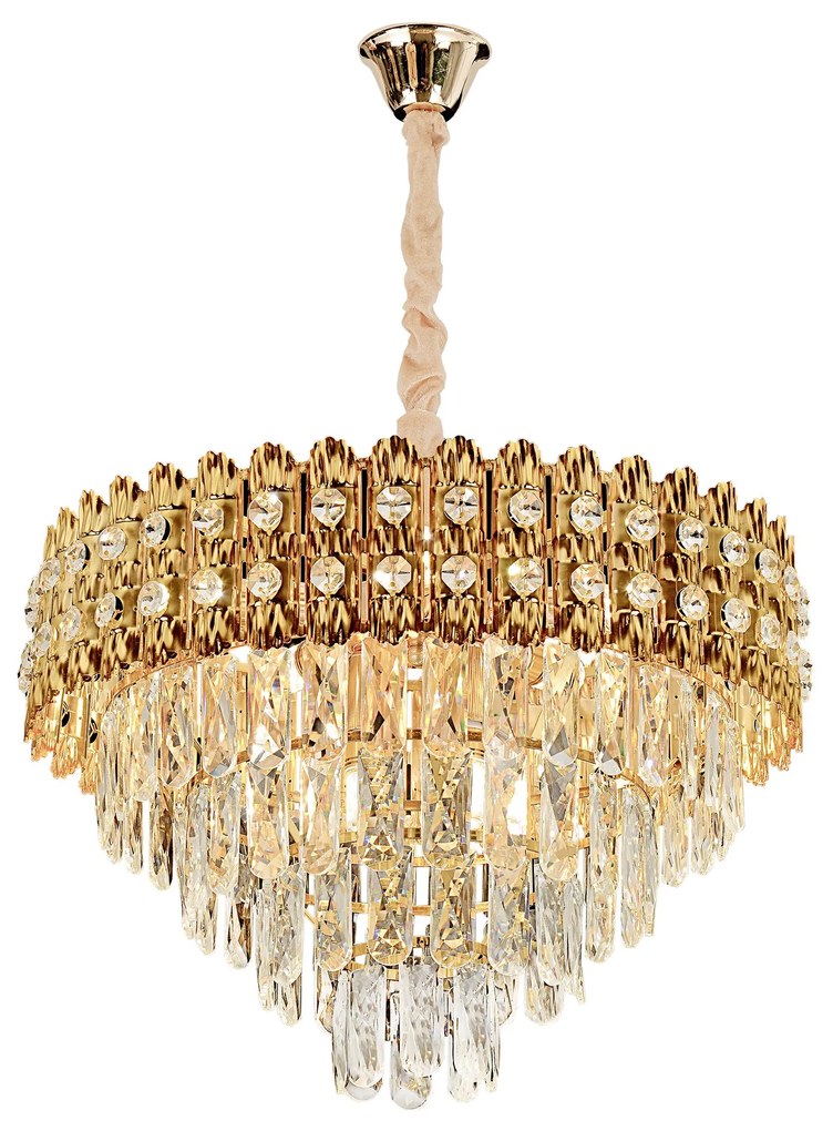 Lampada Cristal G058-CP 60CM GOLD