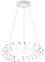 Sospensione Led Curl Ricciolo Bianco per Soggiorno Trio Lighting