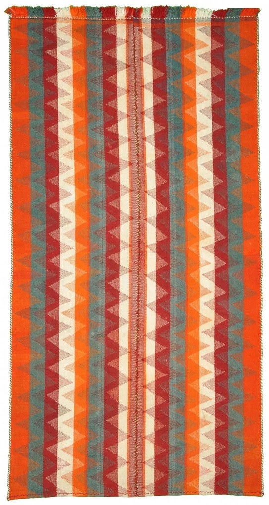 Kilim Tappeto 110x220 (Iran) Tessuto A Mano
