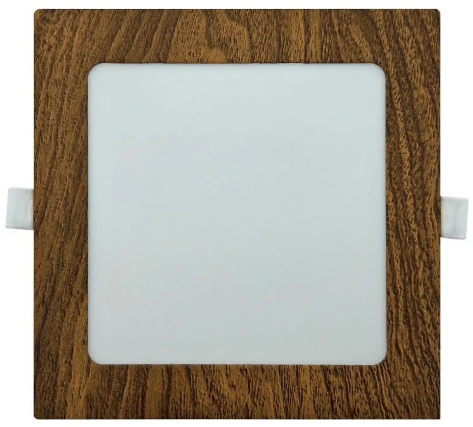 Lampada LED da incasso SQUARE LED/12W/230V 4200K 16,8x16,8 cm marrone