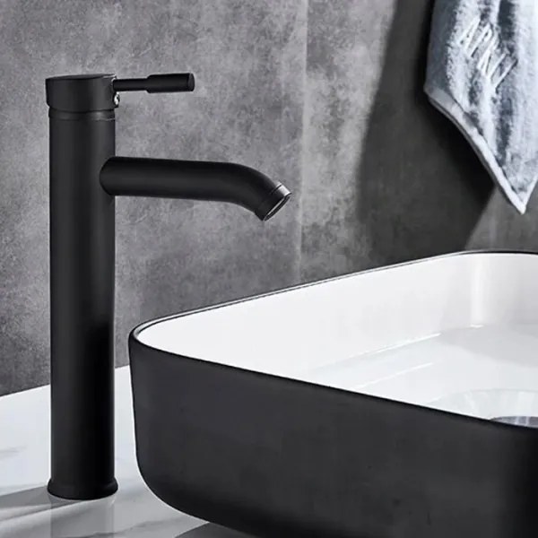 REA-B8665 - Miscelatore per lavabo GRAF 30,5 cm nero