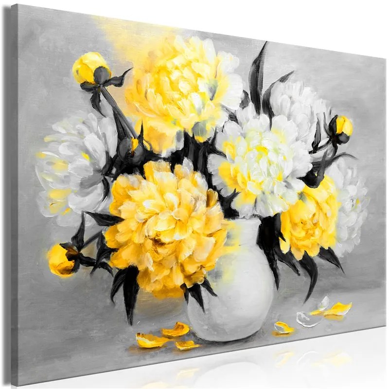 Quadro Fragrant Colours (1 Part) Wide Yellow  Colore Giallo, Dimensioni e Misure 120x80