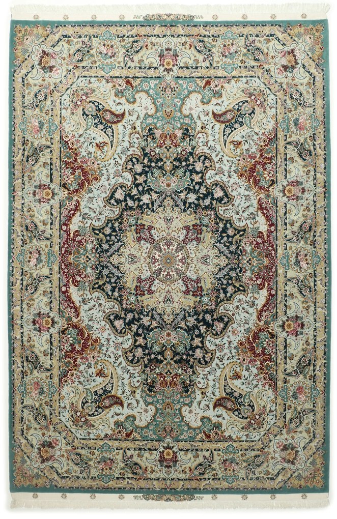 Tabriz Tappeto 370 x 250 (Iran) Annodato A Mano