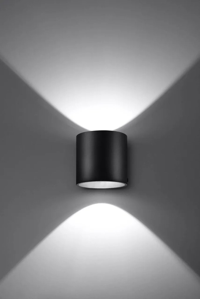 Applique da Parete in Alluminio ORBIS 1 G9 Nera da interno