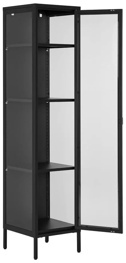 Vetrina in metallo nera 40x180 cm Brisbane - House Nordic