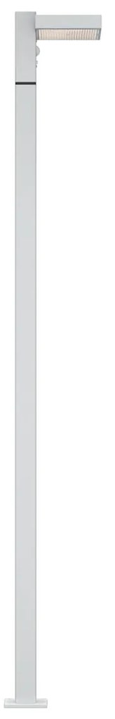 Paletto da giardino Solare Bianco 100cm con Sensore Mov. e Picchetto Colore Bianco Naturale 4.000K