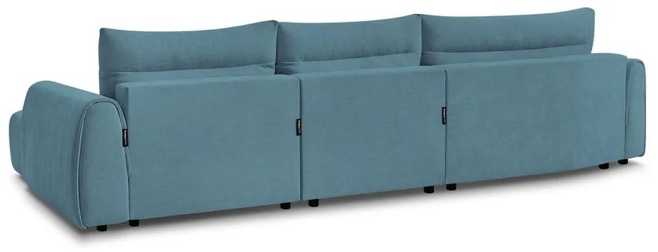 Divano angolare blu Aden – Bobochic Paris