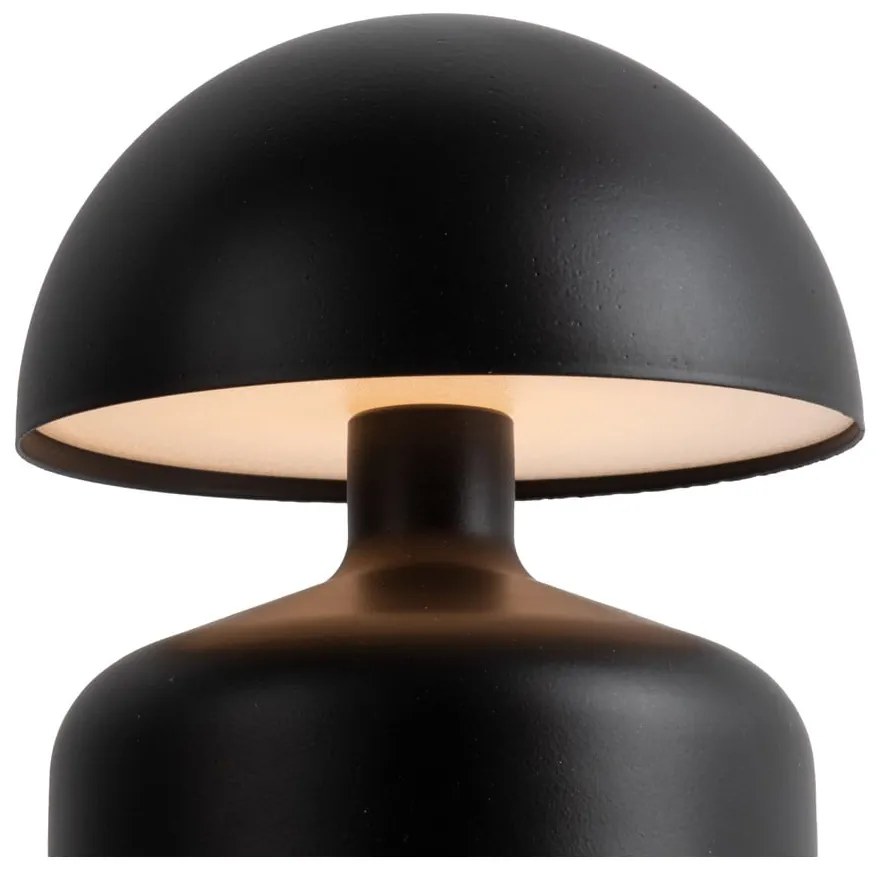 Lampada da tavolo a LED nera (altezza 15 cm) Impetu - Leitmotiv