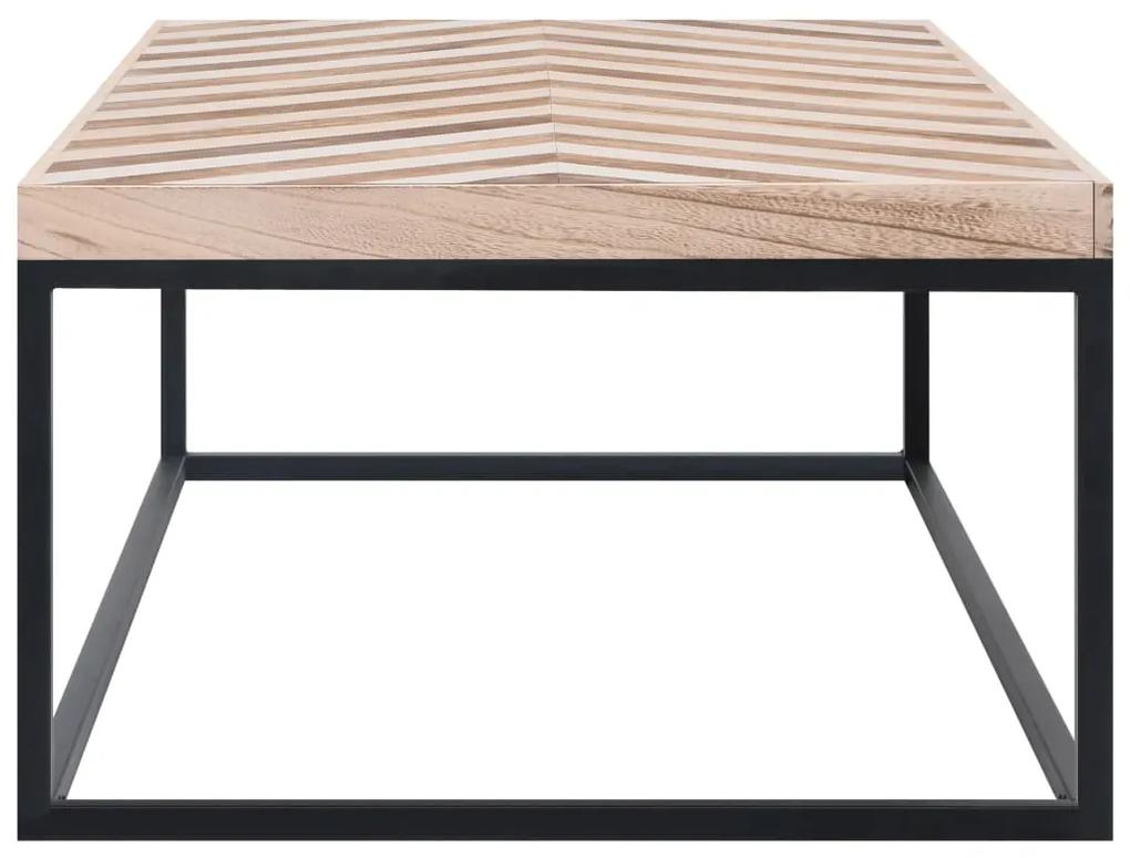 Tavolino da caffè 110x60x37 cm in legno massello