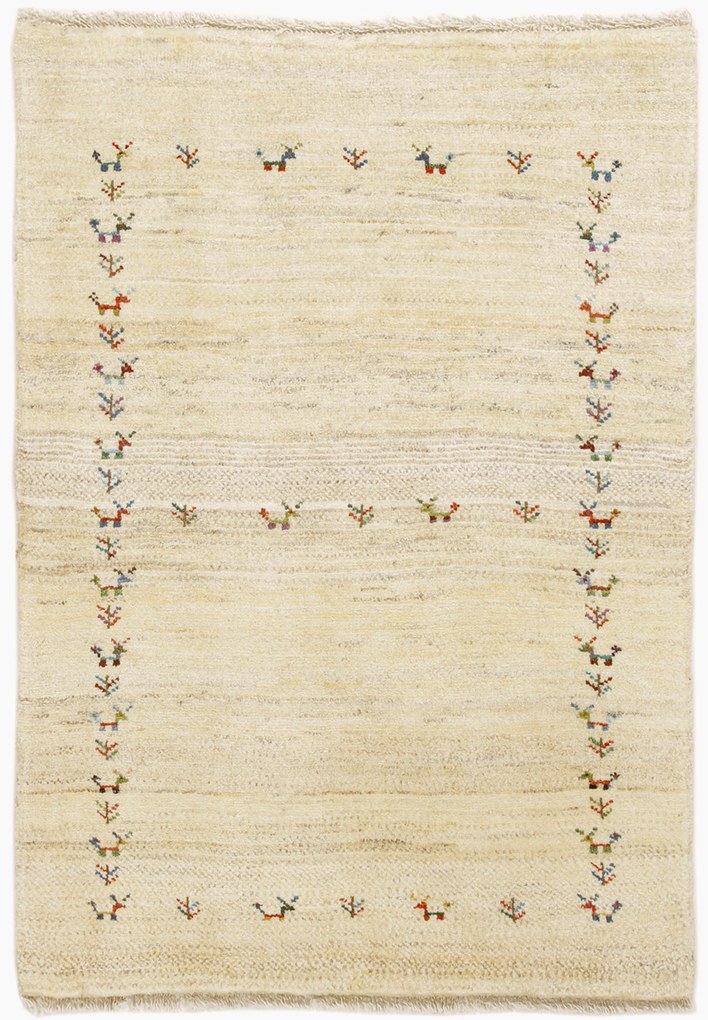 Gabbeh Tappeto 80 x 120 (Iran) Annodato A Mano