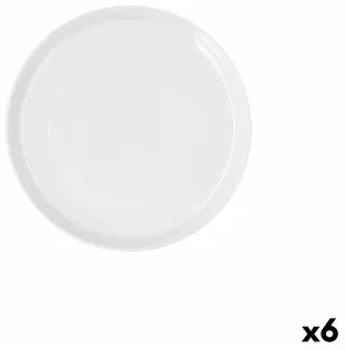 Piatto da pranzo Ariane Artisan Bianco Ceramica Ø 27 cm (6 Unità)