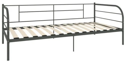 Telaio Divano Letto Grigio in Metallo 90x200 cm