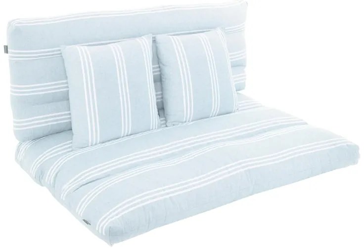 Set 4 cuscini decorativi da esterno in poliestere DIVANO PALLET 120 x 80 x Sp 8 cm