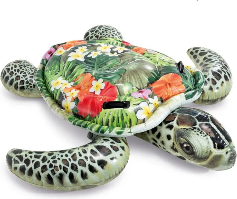gonfiabile cavalcabile intex "vera tartaruga" 191x170 cm i.5 - cod. 57555np