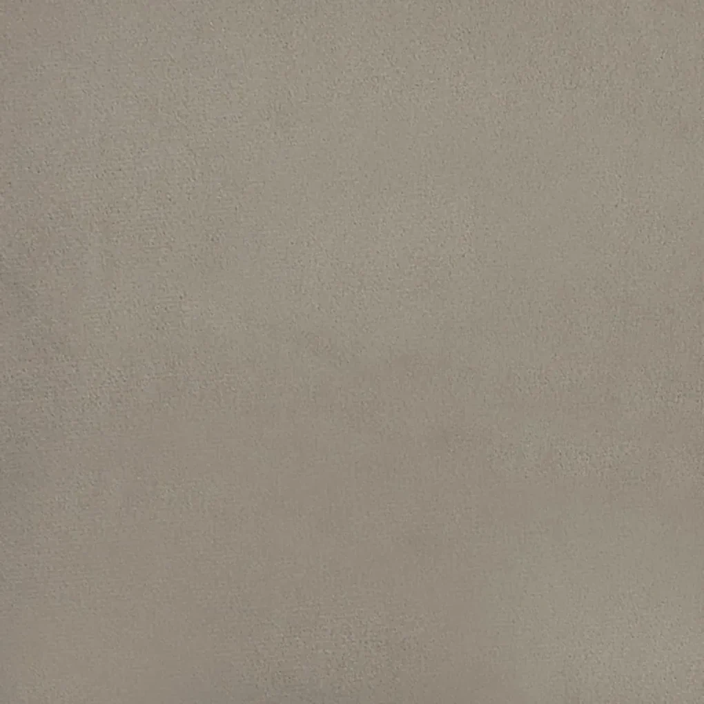 Poggiapiedi grigio chiaro 45x29,5x35 cm in velluto