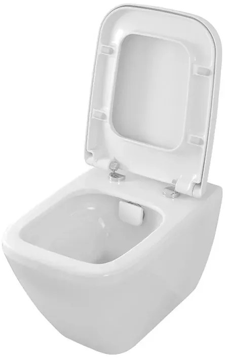 Sanitari sospesi Rimless scarico universale e copriwater Square