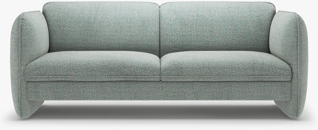 Divano Georgia 3 posti in chenille Silencio – L204 cm