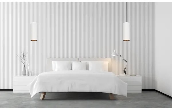 Lampadario a cavo AVALO 1xE27/60W/230V bianco/rame