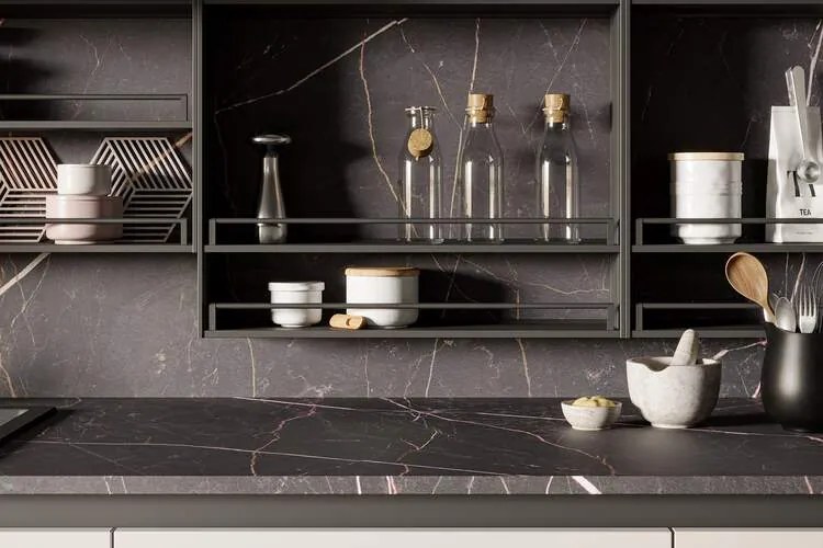 Cucina Moderna con isola Loft Open personalizzabile
