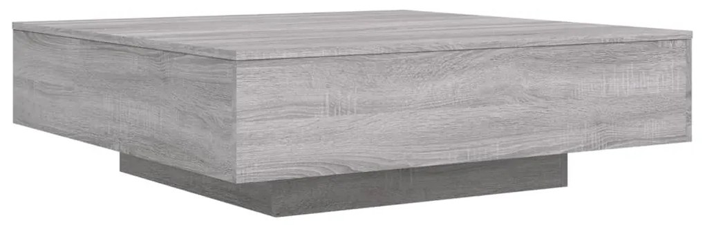 Tavolino salotto grigio sonoma 100x100x31 cm legno multistrato