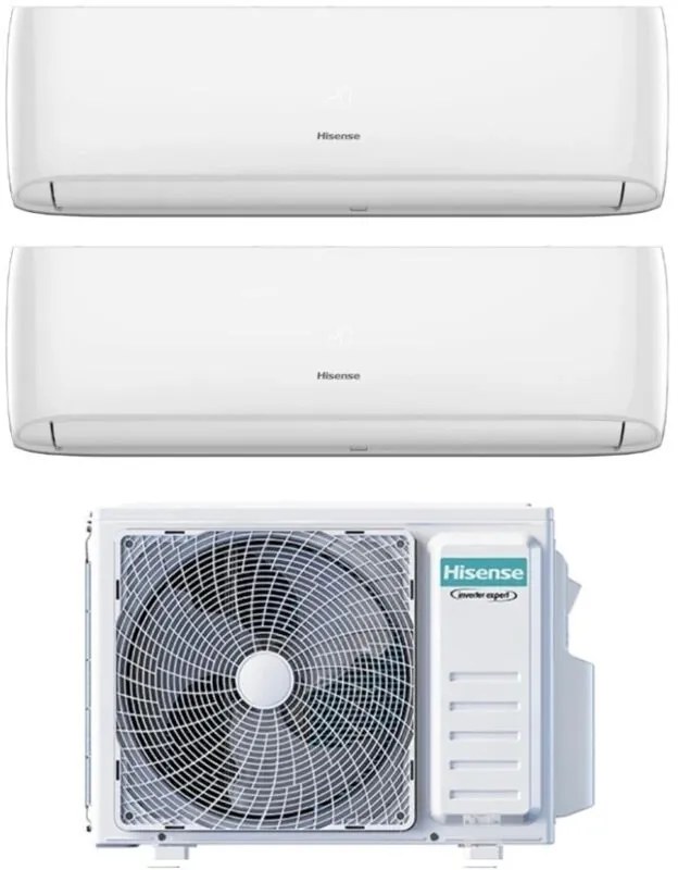 Condizionatore Dual Split Hisense Hi-Comfort 9+9 con 2AMW52U4RXC R-32 Wi-Fi Integrato