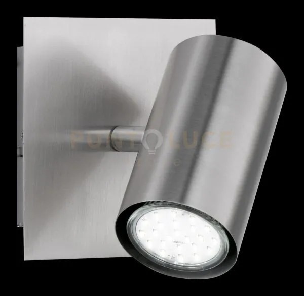 Marley base spot cilindrica soft nichel opaco cm 12 1 luce attacco ...