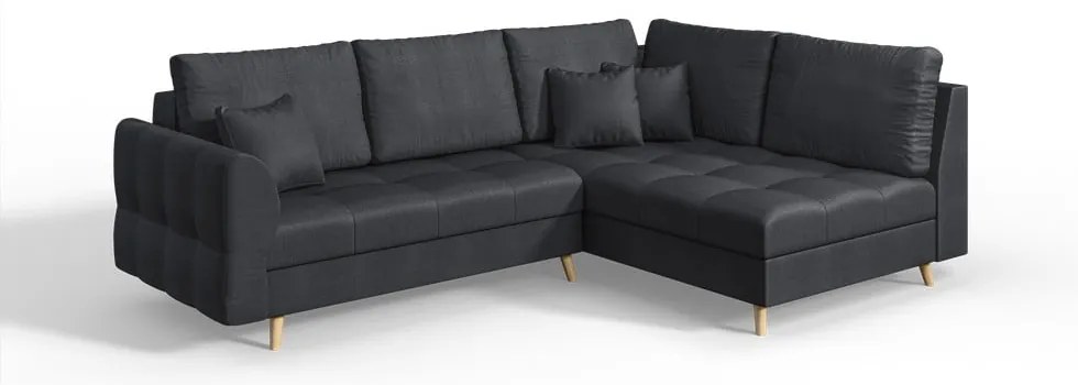 Divano angolare grigio scuro (angolo destro) Ariella - Ropez