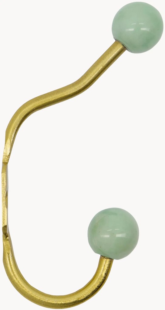 Set di 2 ganci da parete in metallo fatti a mano Ball