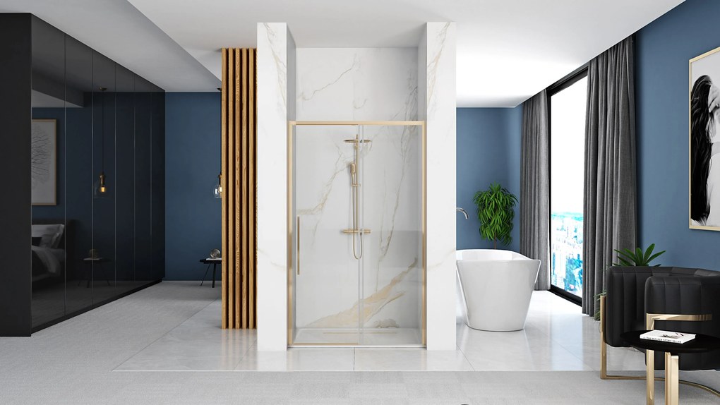 Porta doccia SOLAR GOLD 100