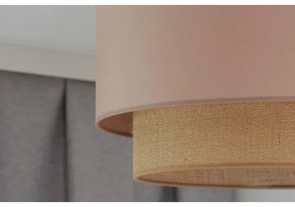 Duolla - Lampadario a plafone  BOHO 1xE27/15W/230V diametro 45 cm beige/marrone