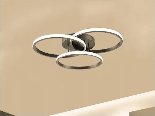 Plafoniera LED dimmerabile LED/70W/230V 3000-6500K nera + telecomando