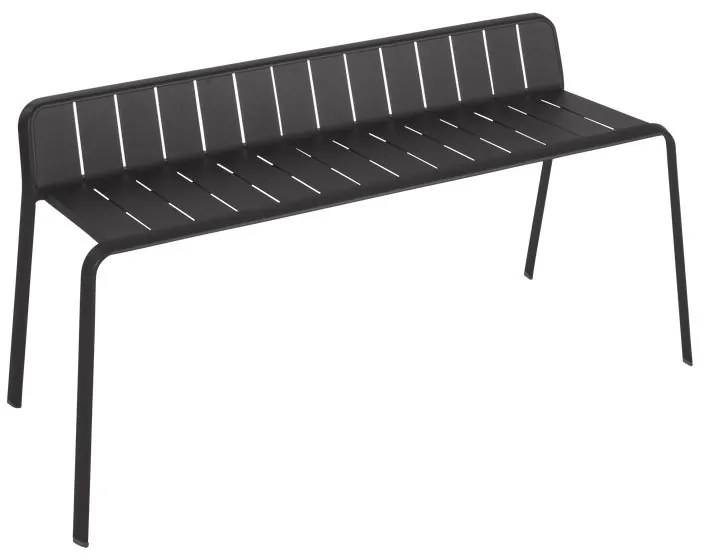 Panca da giardino in alluminio grigio scuro Idaho NATERIAL, 2 posti