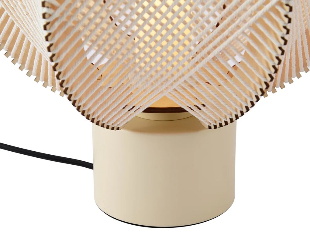 Lampada da tavolo Japandi beige 32 cm - Gertie