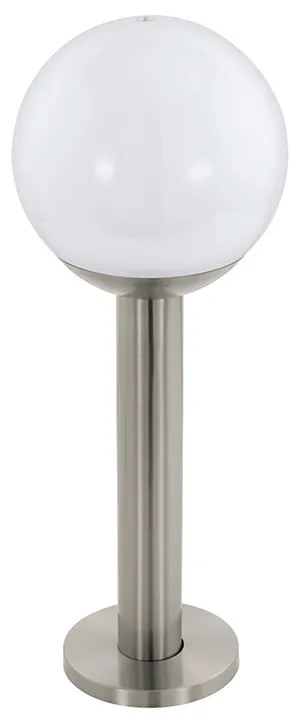 Lampada Contemporanea Da Esterno Nisia-Z 1 Luce Acciaio Inox Grigio H52,5Cm