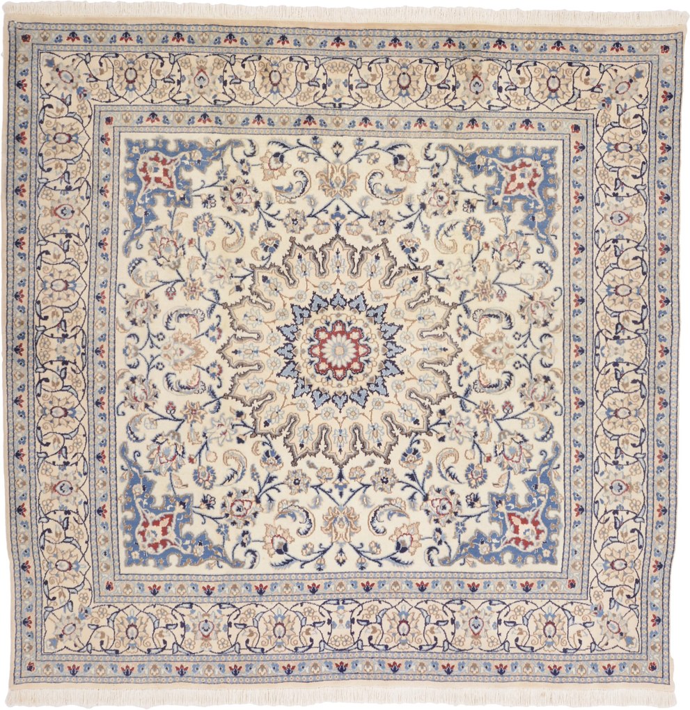 Nain Tappeto 250 x 240 (Iran) Annodato A Mano