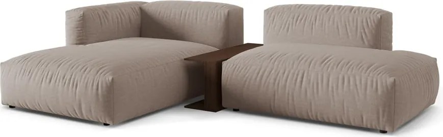 Divano angolare componibile beige (angolo sinistro) Martina - Micadoni Home