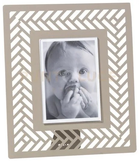 Portafoto di design milleintrecci grande sabbia