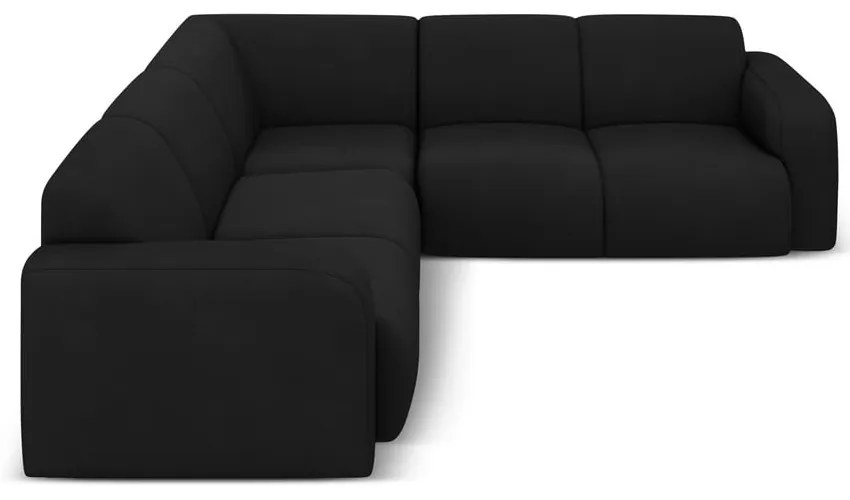 Divano angolare nero (angolo variabile/ad L) Molino - Micadoni Home