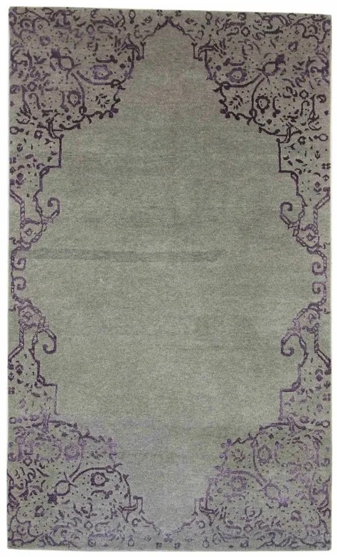 Loribaft Tappeto 200x120 Nero (Indian) Annodato A Mano