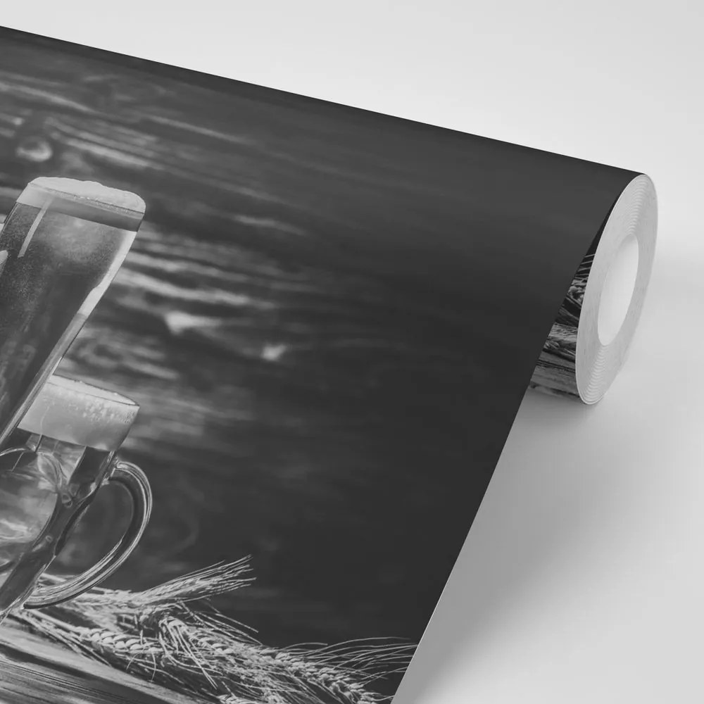 Carta da parati – Festival della birra in bianco e nero