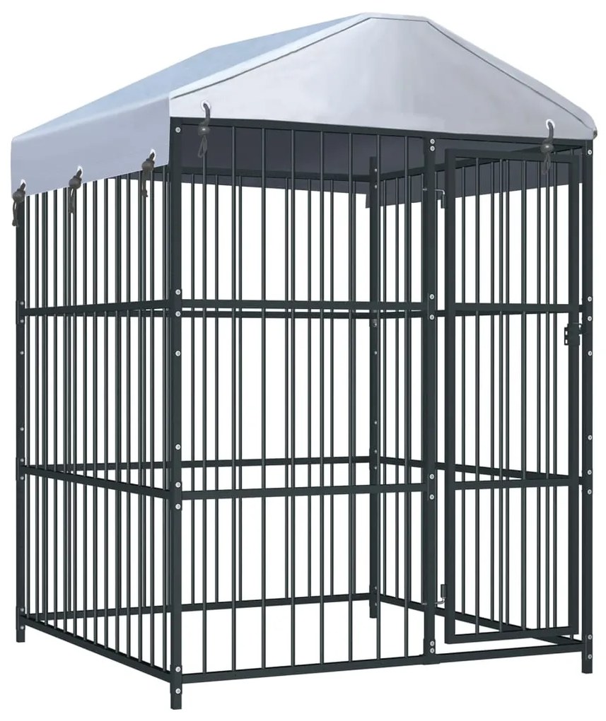 Canile Da Esterno Con Tetto 150x150x210 Cm /