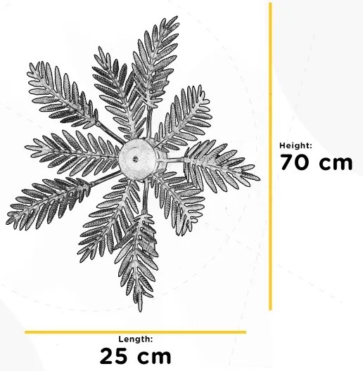 ONLI - Plafoniera FELCE 5xE14/6W/230V bronzo